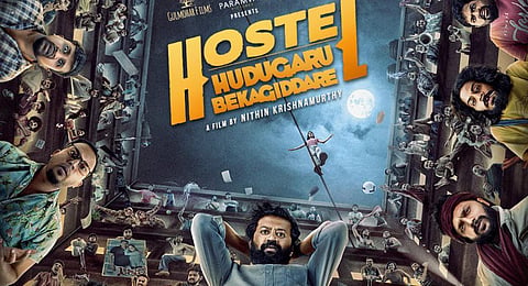 Poster of the film 'Hostel Hudugaru Bekagiddare'.(Photo | Twitter)