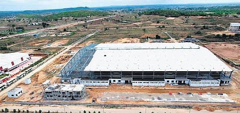 The Texport Industries unit coming up in Sircilla