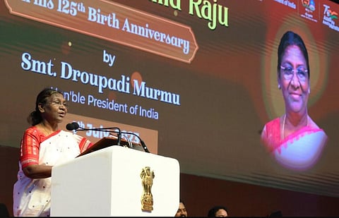 President Droupadi Murmu  (Photo  |Twitter)