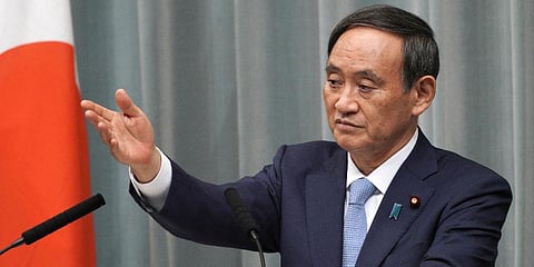 Former Japanese Prime Minister Yoshihide Suga (File photo | AP)