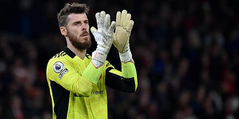 Manchester United goalkeeper David de Gea (Photo | AP)