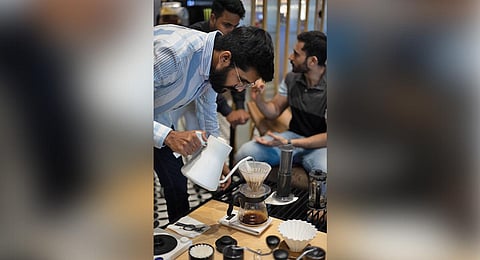 Mohammad Ibrahim, Hyderabad-based coffee connoisseur.
