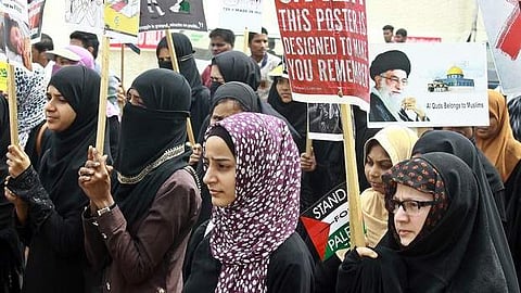 Representational image. Women protest seeking implementation of uniform civil code | File Photo