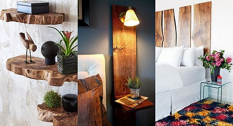 Use natural or reclaimed wood in your décor and see how it sparks a conversation