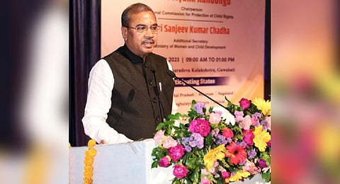 Union minister Munjapara Mahendrabhai (Photo | Twitter)