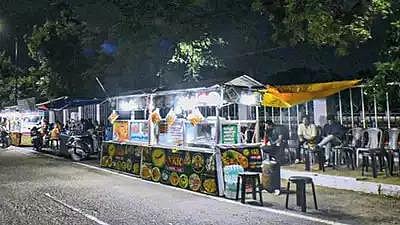 The street is among the four selected by the Union government to develop food streets at a cost of  Rs 1 crore each.