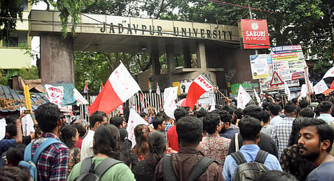 Jadavpur University: No ID no entry to hostels at night; CCTVs to be installed at strategic points.(Photo | ANI)