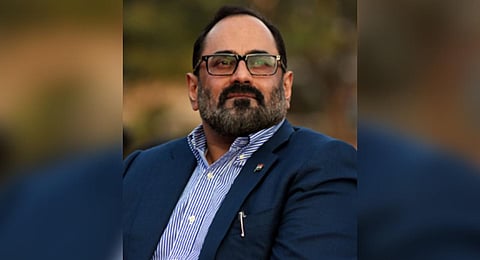 Union Minister of State for Skill Development and Entrepreneurship and Electronics and IT, Rajeev Chandrasekhar.