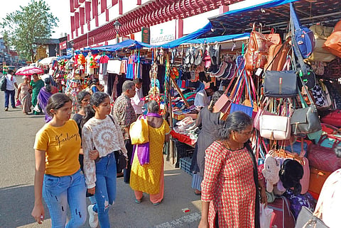 A scene from East Fort in Thiruvananthapuram on Wednesday. (Photo | BP Deepu)