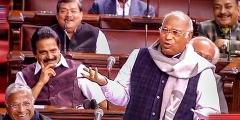 Congress chief Mallikarjun Kharge. (File Photo | PTI)
