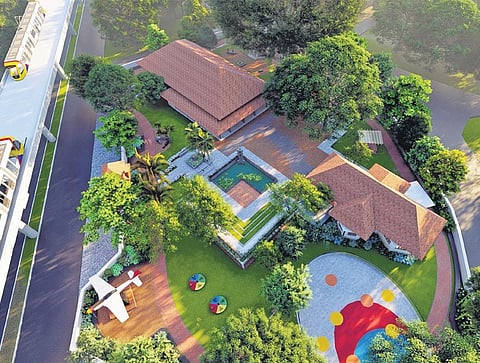 An artist’s impression of the renovated Changampuzha Park