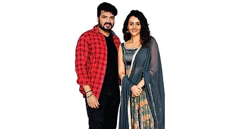 Srujan Lokesh  and Rajini Bharadwaj. (Photo | Express)