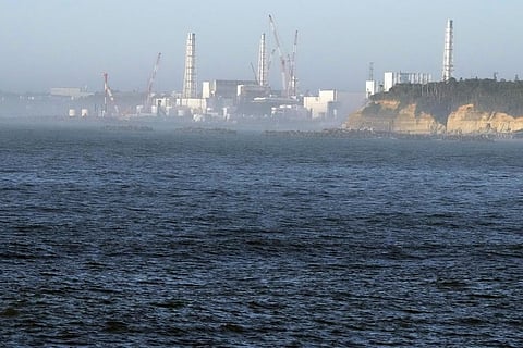 The Fukushima Daiichi nuclear power plant is seen from the nearby Ukedo fishing port in Namie town, northeastern Japan, Thursday, Aug. 24, 2023. (Photo | AP)