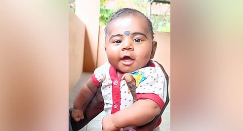 Three months old boy died due to snake bite on his hand, in Vellore. (Photo | Special Arrangement)