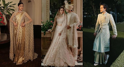This wedding season’s colour palettes are inherently monochromatic. (Photo | Express)