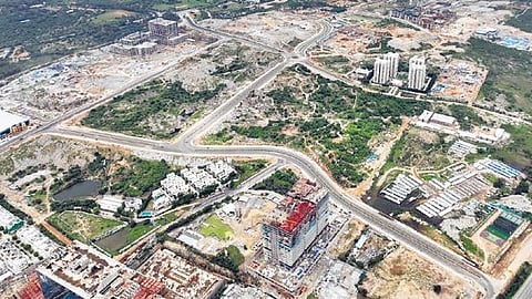Neopolis Layout at Kokapet in Hyderabad. 