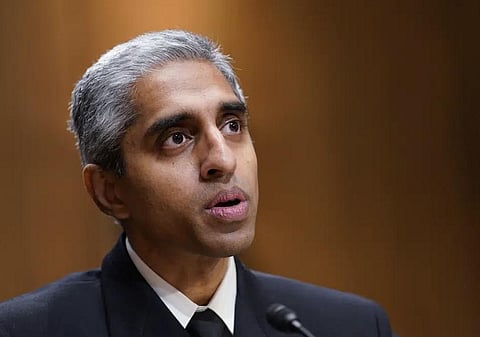 US Surgeon General Dr Vivek Murthy. (File Photo | AP)