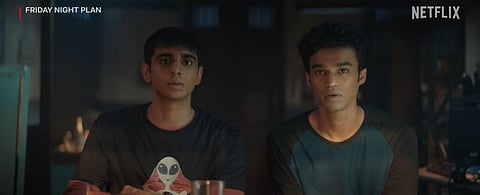 YouTube screengrab from the trailer of 'Friday Night Plan' starring Babil Khan and Amrith Jayan.