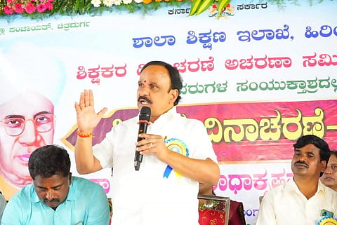 Karnataka Minister D Sudhakar (File Photo | Express)