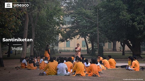 Representational Image. Shantiniketan. (Photo | Rabindra Bhavan Archives via UNESCO, X)