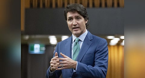 Canadian Prime Minister Trudeau on Monday alleged the involvement of Indian govt agents in the killing of Khalistani leader Hardeep Singh Nijjar in June. (File Photo | PTI)