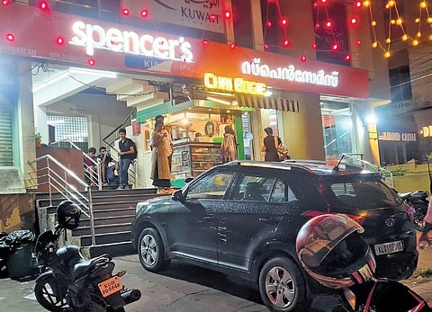 A Spencer’s outlet in the capital