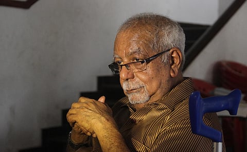 FILE PHOTO | 28/09/2017 - KOCHI: Director K G George at the SIGN short film festival at Town Hall in Kochi. (Photo | Melton Antony, EPS)