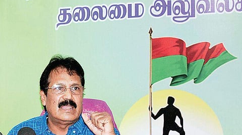 Puthiya Tamilagam leader K Krishnasamy 