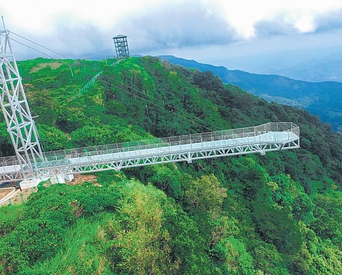 Now, enjoy a dream walk on India’s longest glass bridge in Kerala's Vagamon
