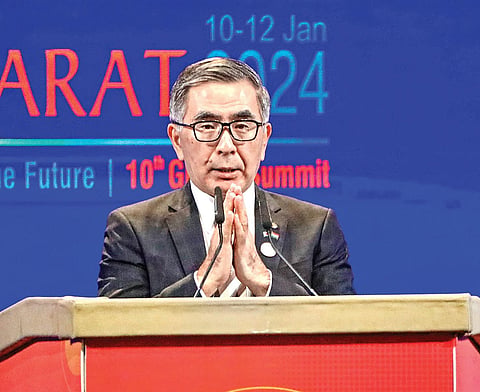 Toshihiro Suzuki, global CEO of Suzuki Motor Corporation.
