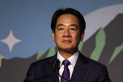 Taiwan's President-elect Lai Ching-te attends a press conference in Taipei on January 13, 2024, after winning the presidential election. (Photo | AFP)