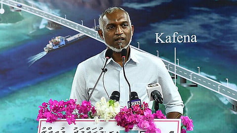 Maldives President Mohamed Muizzu.
