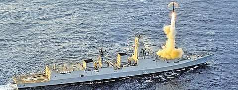 Representational image of the INS Chennai. (File photo | EPS)