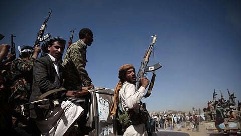 Houthi militants. 