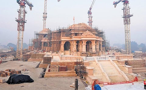Ram temple in Ayodhya. (File photo)