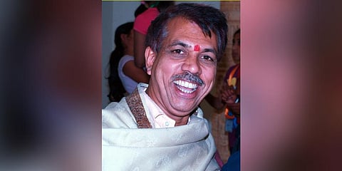 Ganesh Bhat, a Bengaluru-based sculptor. (Photo | Express)
