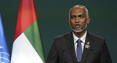 Maldives President Mohamed Muizzu. 