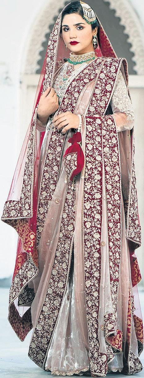 hyderabadi dress designs Khada Dupatta: A timeless ensemble For Love & Lemons one piece swimswuit Color:Silver On Black Mesh hyderabadi suits design