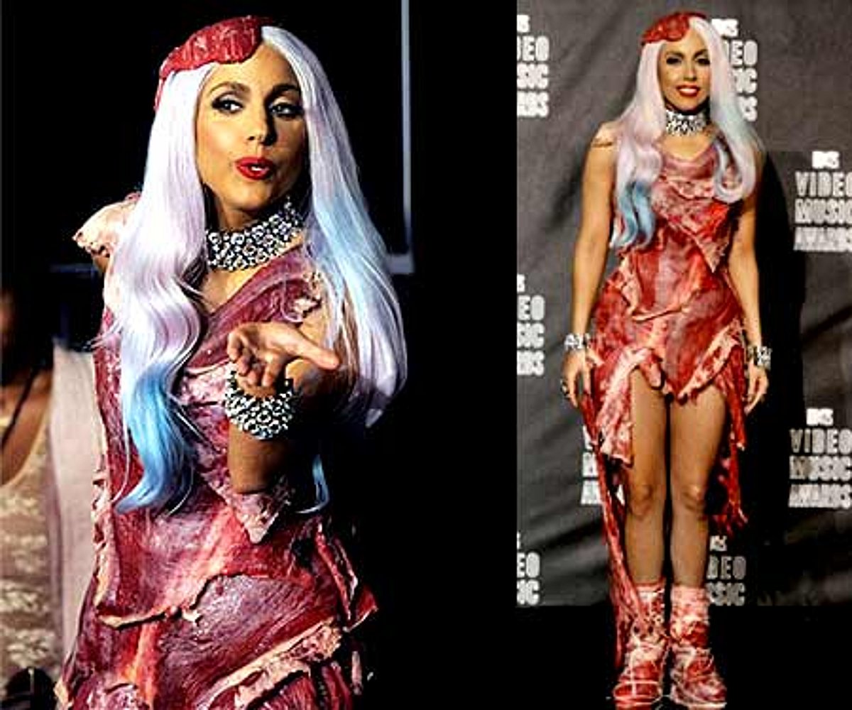 lady gaga meat dress peta Lady Gaga, PETA and lack of knowledge about meat