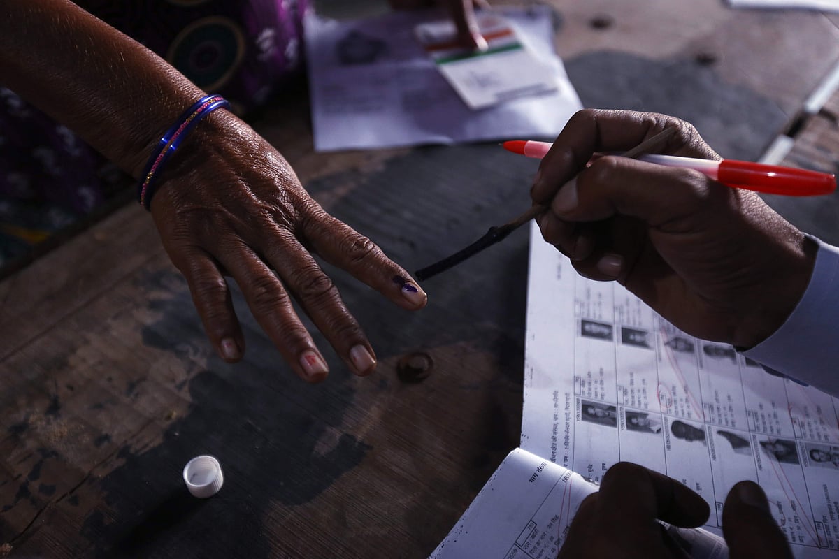 Maharashtra civic polls: Voters allege ink wiped off after voting in ...