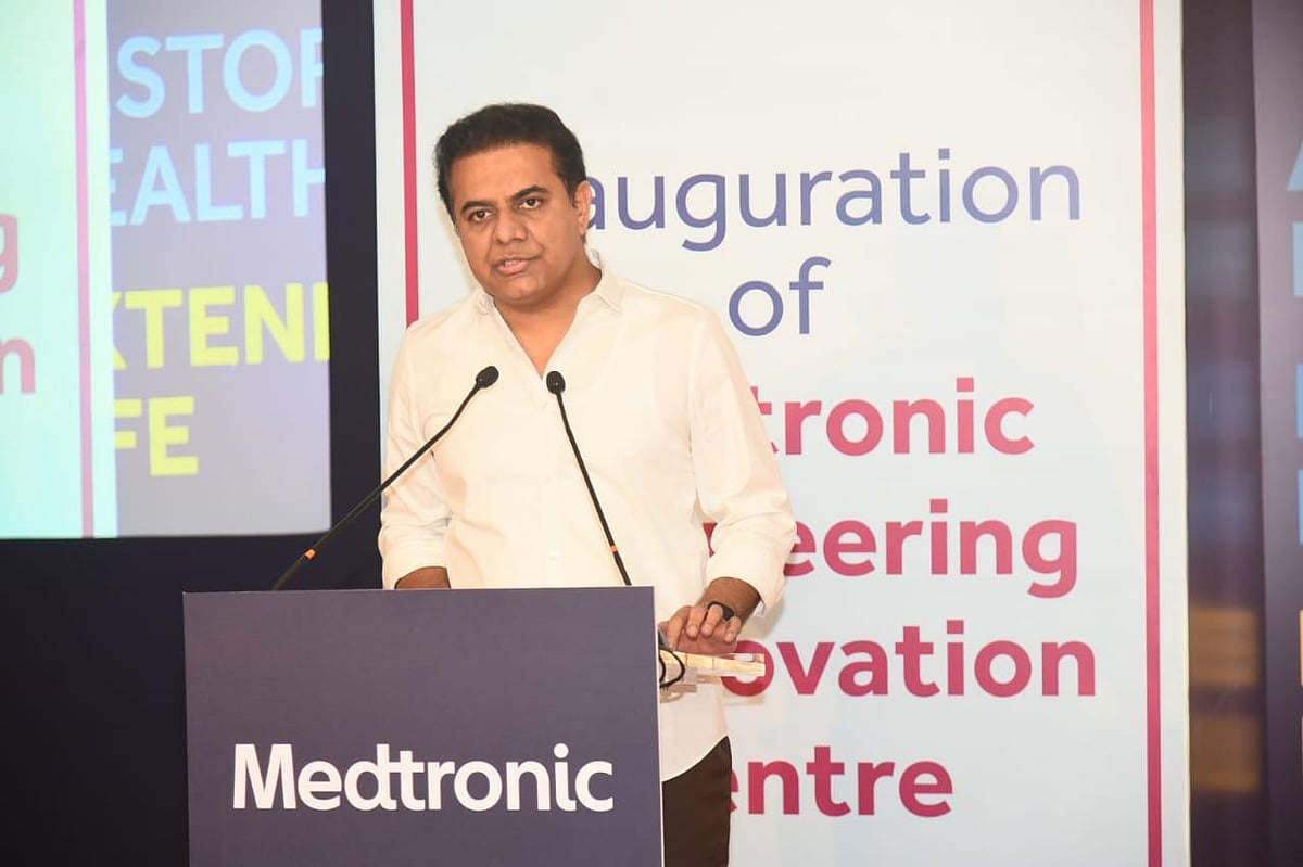 KT Rama Rao inaugurates Medtronic Engineering and Innovation Centre in ...