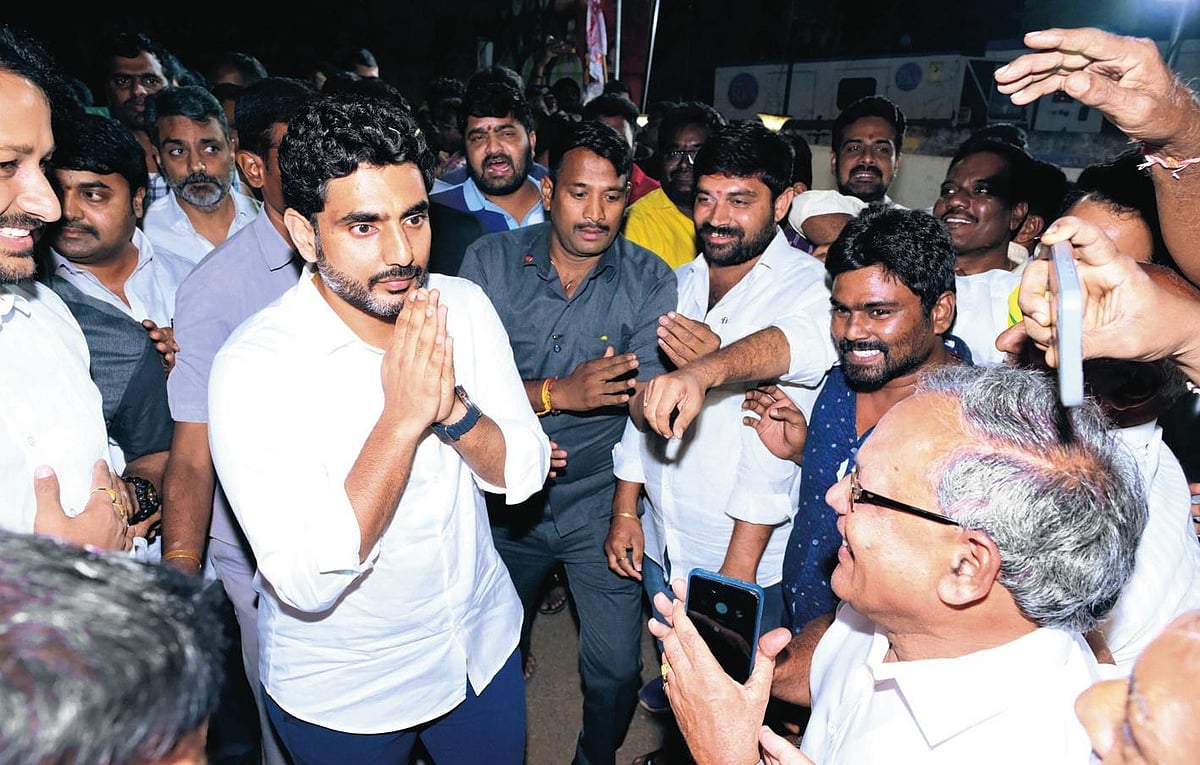 Lokesh suspends Yuva Galam yatra for 3 days