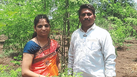 Manjusha and Gulabrao Pavde