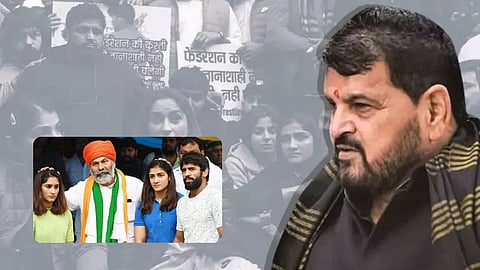 Delhi Wrestler Protest 2023