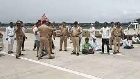 Farmer protest