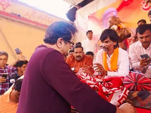 Raj Thackeray meet jarange