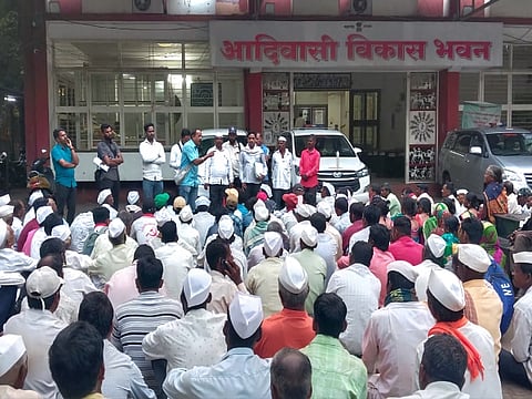 Kisan Sabha protest