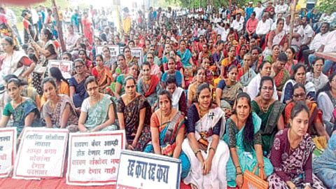 Protest by fishermen