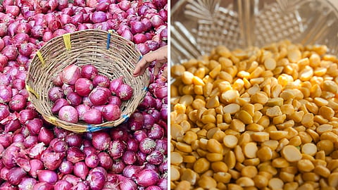 Onion and Chana Dal