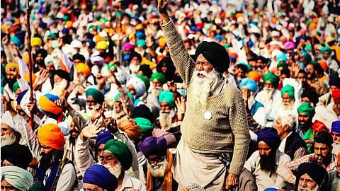 Farmers protest